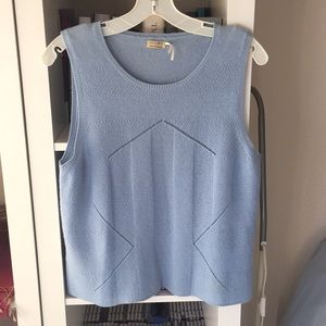 Max Studio sleeveless cashmere sweater